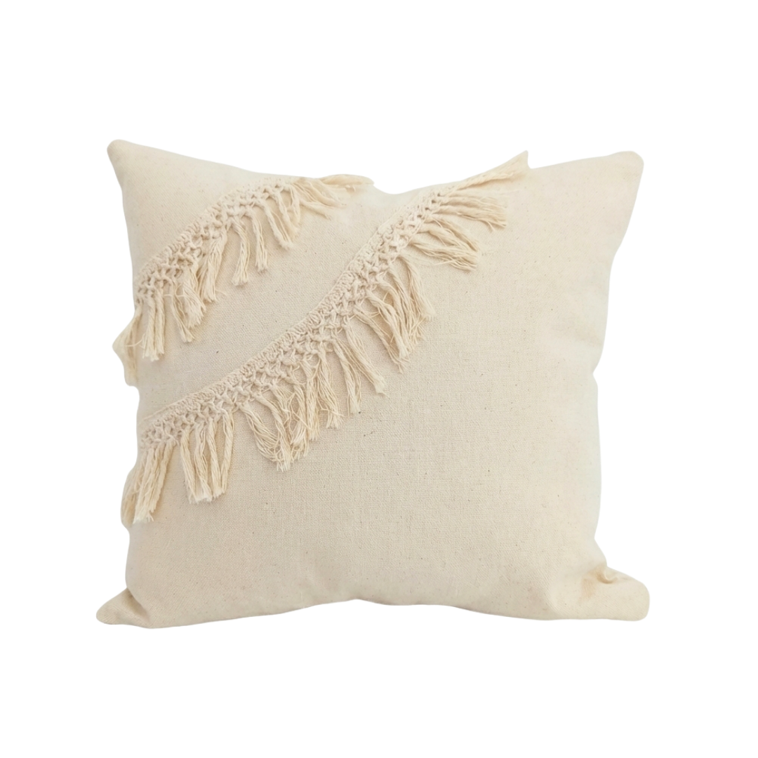 boheme Coussin décoratif jeté classe Chic au style bohème chic, idéal pour lit, fauteuil ou canapé.