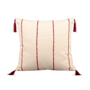 Coussin décoratif jeté classe Chic au style bohème chic, idéal pour lit, fauteuil ou canapé.
